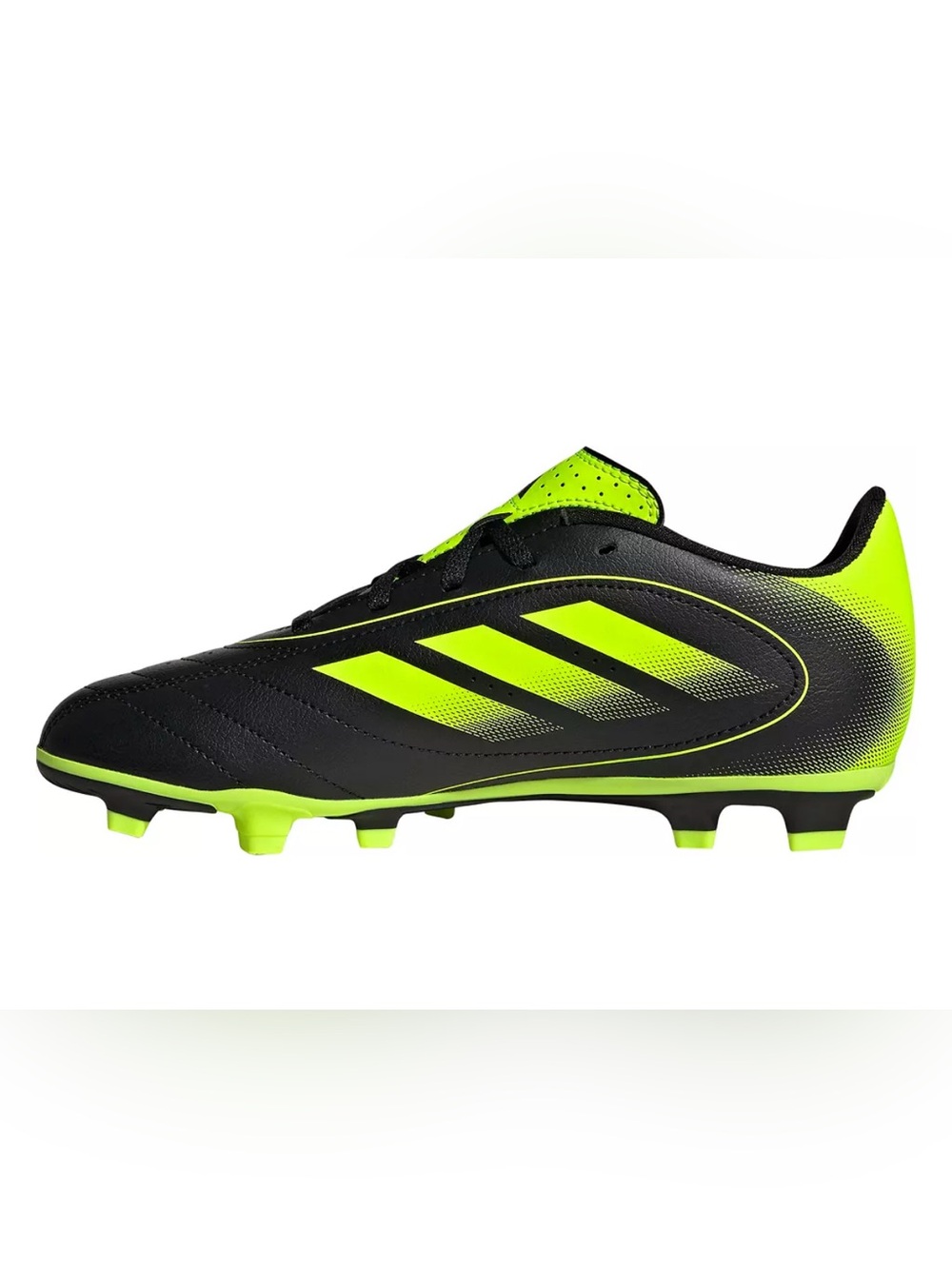 Adidas Goletto IX Kids Soccer Cleats Black Neon Yellow Size 3